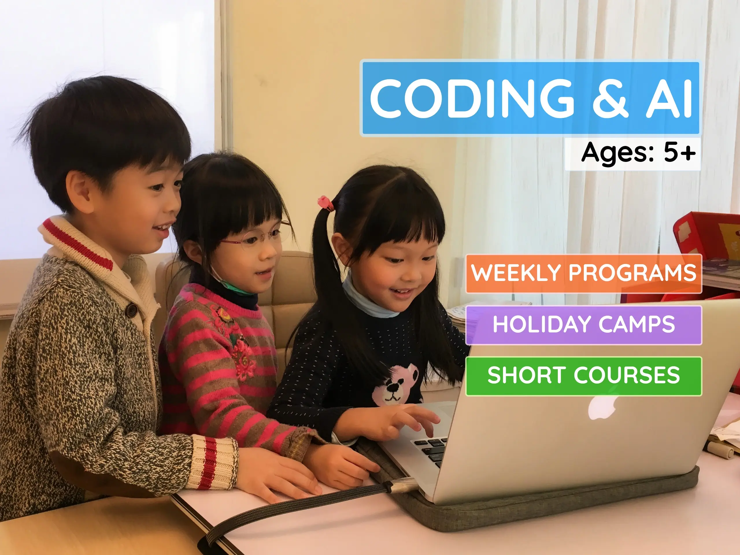 STEM, Coding, AI Classes for Kids in Hong Kong, Python, AI and Robotics.