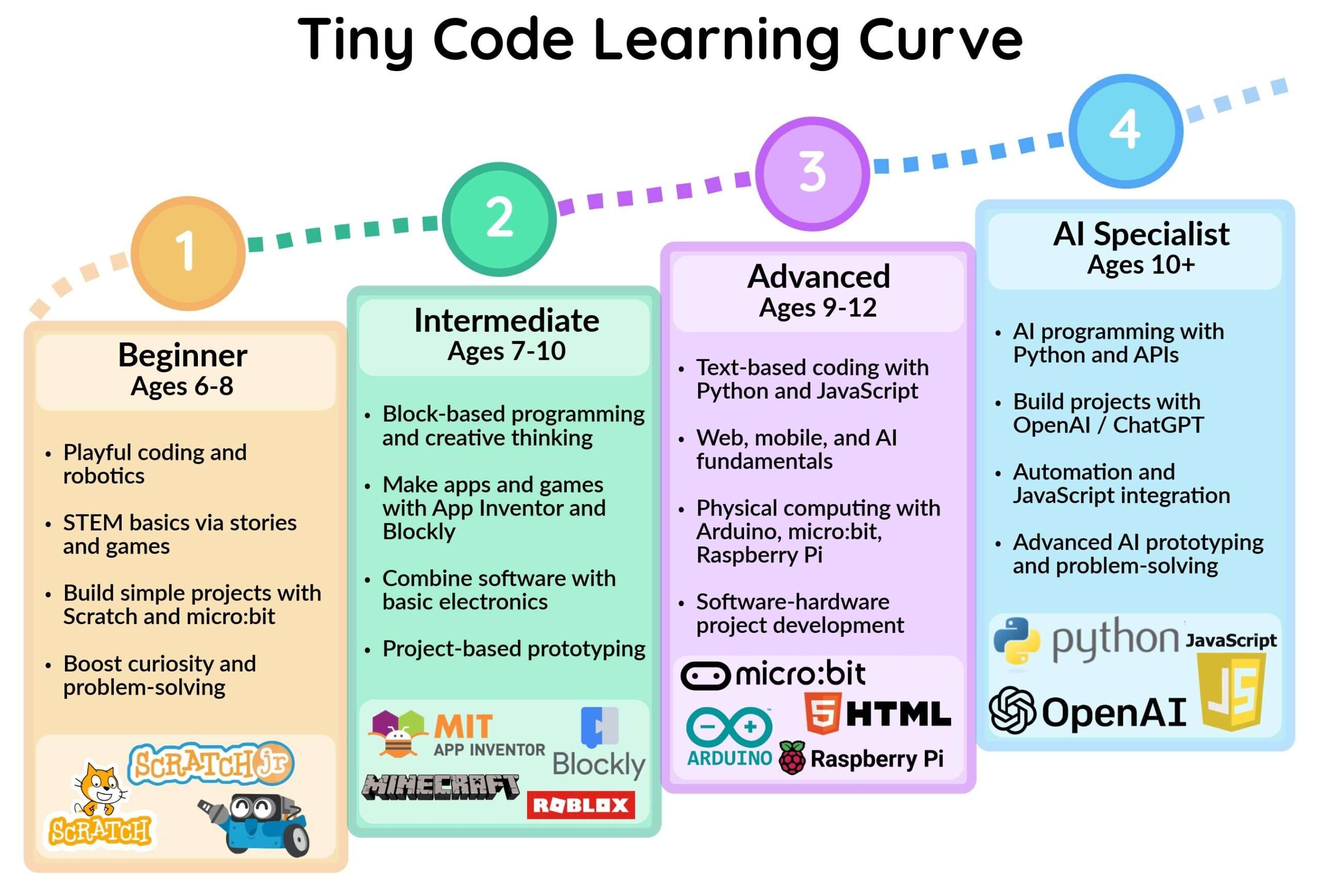 Tiny Code Curriculum Learning Path