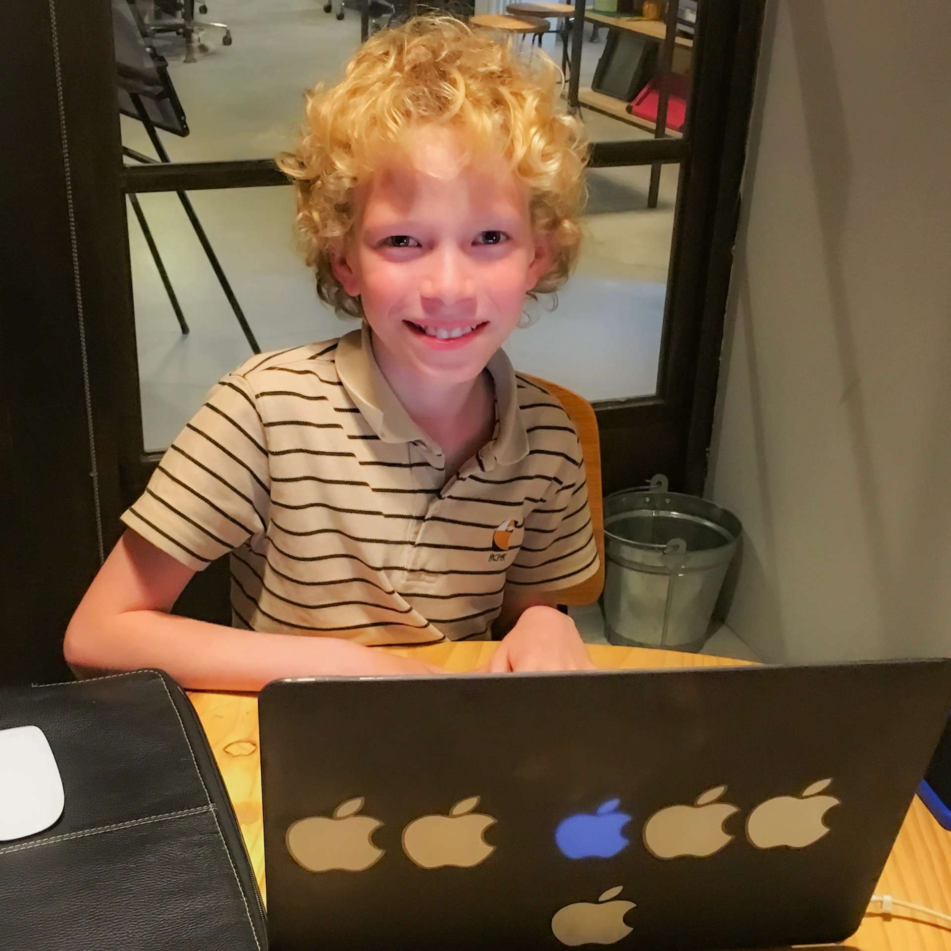 A Student is learning Python and AI in a Tiny Code group online summer camp 2026